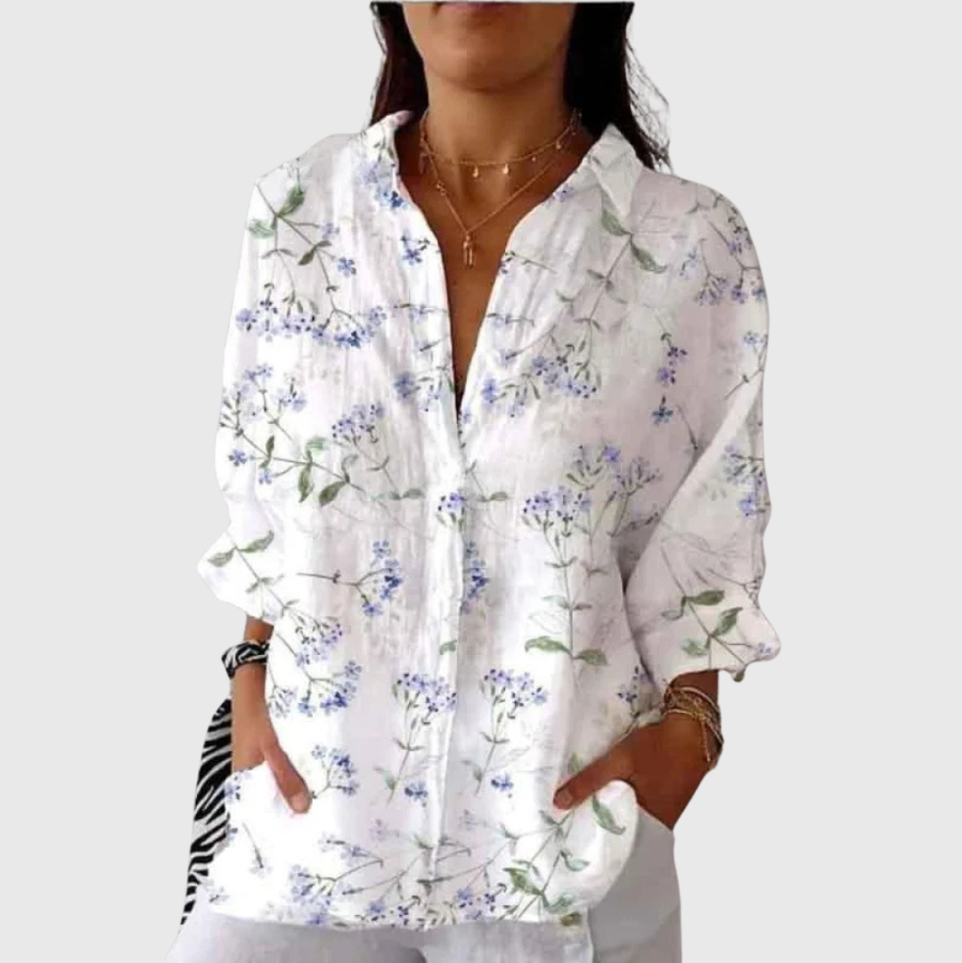 Blouse colorée légère avec motif