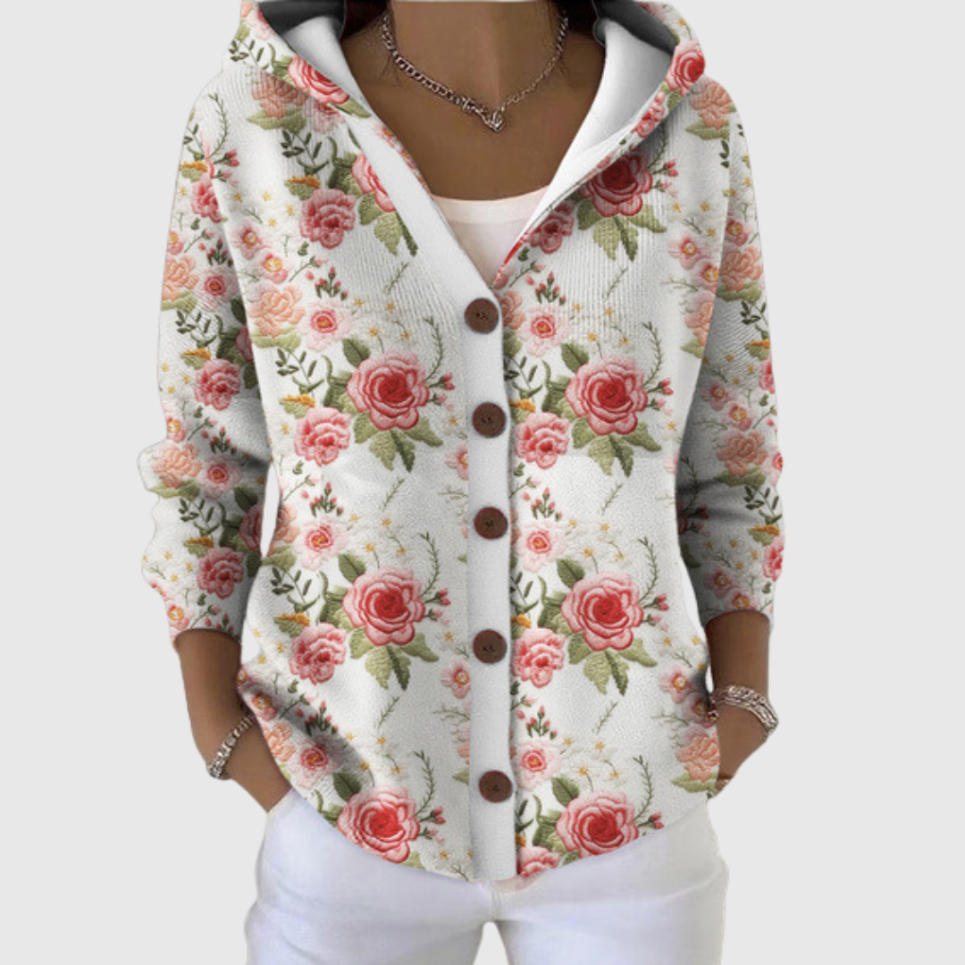 Cardigan Douillet à Capuche en Tricot