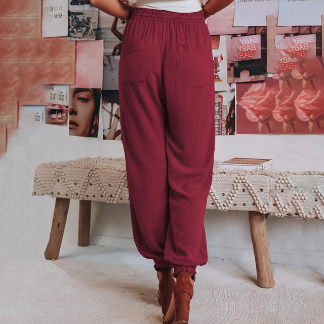 Kaeli – Pantalons Chic avec Ceinture