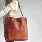 Kimberly™ | Classique Leather Tote Bag