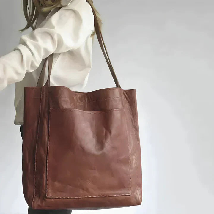 Kimberly™ | Classique Leather Tote Bag