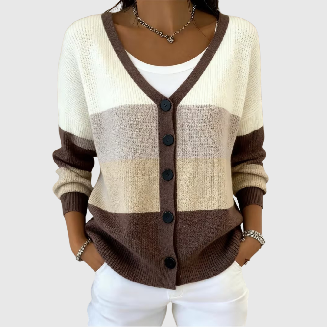 Cardigan Douillet en Maille avec Boutons
