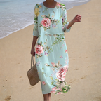 Robe longue fluide, chic et confortable