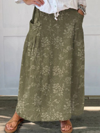 Jupe Légère à Motifs