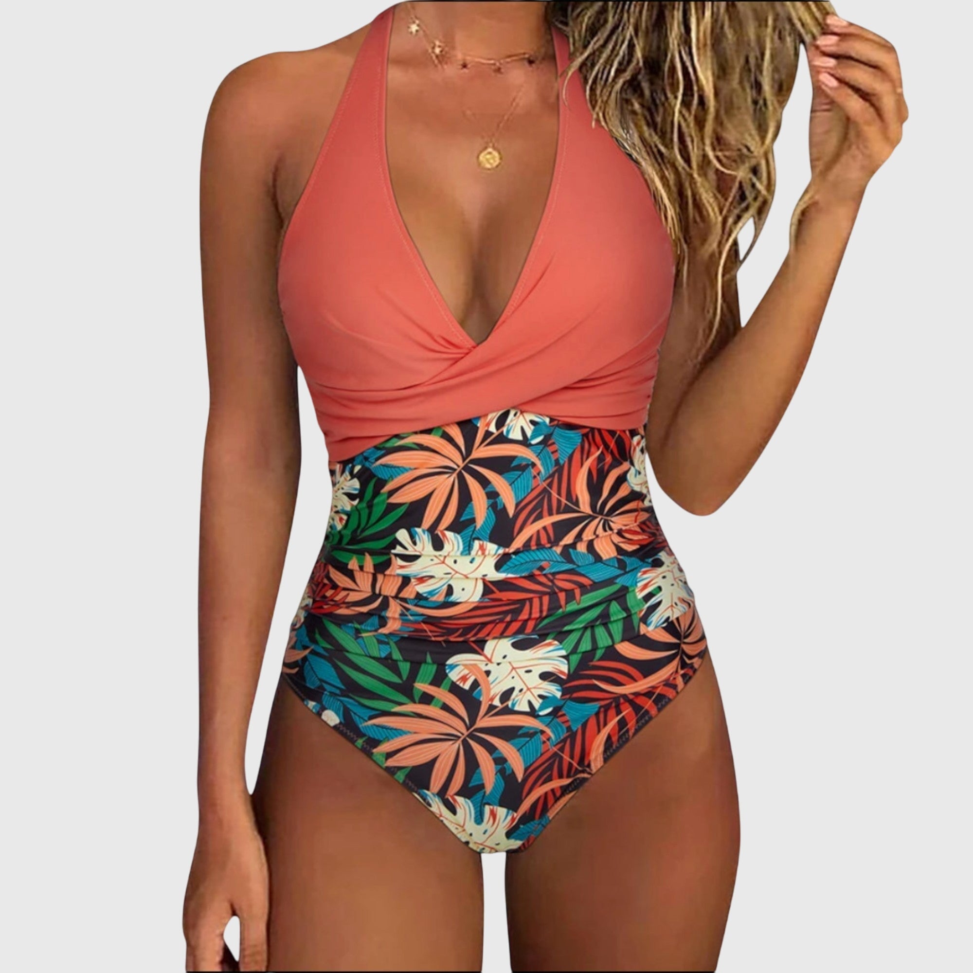 Firenze - Maillot de bain chic pour femmes avec décolleté en V